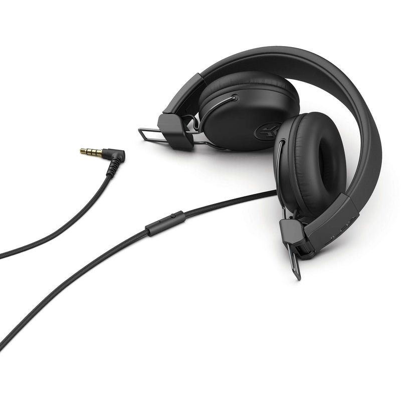 JLab Studio Wired On-Ear Headphones (Black)