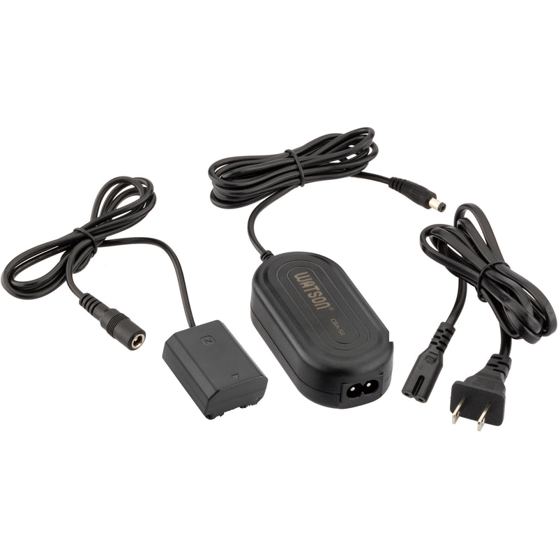 Watson CBA-S2 AC Adapter and DC Coupler Replaces Sony NP-FZ100 Battery