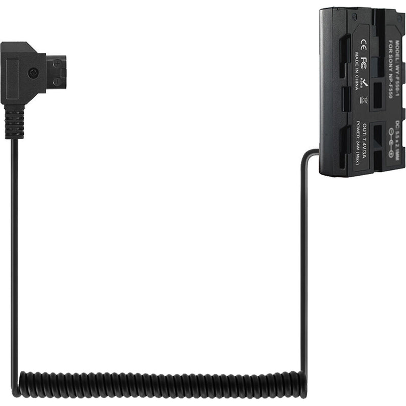 DigitalFoto Solution Limited Full Decoding D-Tap Male to Sony L-Series Dummy Battery (3.2')