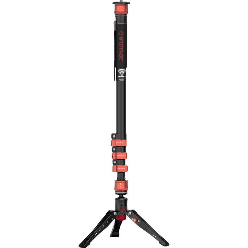 iFootage Cobra 3 Aluminum Monopod with Mini Tripod Base