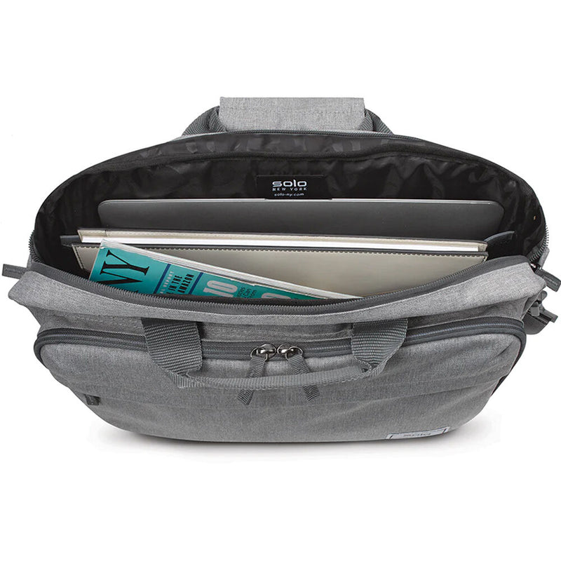 Solo RE:NEW Briefcase (Heather Gray)