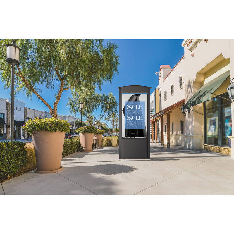 Peerless-AV Dual-Sided Smart City Kiosk with 55" Displays (Black)