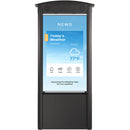 Peerless-AV Dual-Sided Smart City Kiosk with 55" Displays and Speakers (Black)