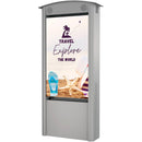 Peerless-AV Dual-Sided Smart City Kiosk with 55" Displays and Speakers (Silver)