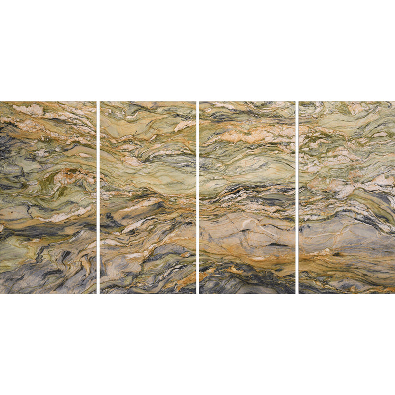 Vicoustic Flat Panel VMT Wall and Ceiling Acoustic Tile Natural Stones (Fusion Wow, 46.9 x 23.4 x 0.78", 4-Pack)