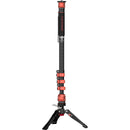 iFootage Cobra 3 Carbon Fiber Monopod with Pedal-Release Mini Tripod Base