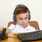 JLab JBuddies Learn On-Ear Kids Headphones (Gray and Blue)