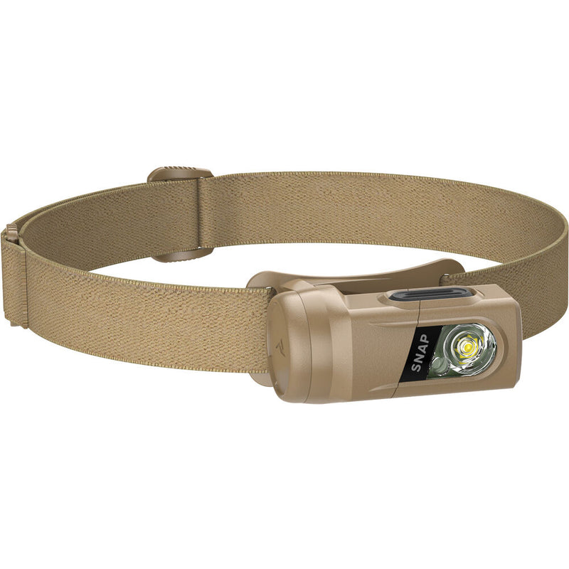 Princeton Tec Snap 450 RW Solo LED Headlamp (Tan)