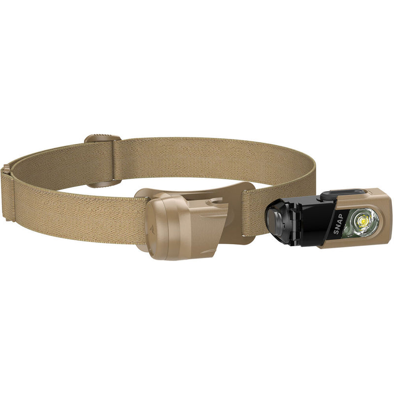 Princeton Tec Snap 450 RW Solo LED Headlamp (Tan)