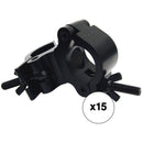 Global Truss Pro Swivel Clamp (Black) 15 Pack