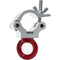 Milos Truss Clamp with Red Lifting Eye (1433 lb Payload)