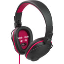 JLab JBuddies Pro Wired Over-Ear Kids Headphones (Black and Pink)