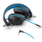 JLab JBuddies Pro Wired Over-Ear Kids Headphones (Gray and Blue)