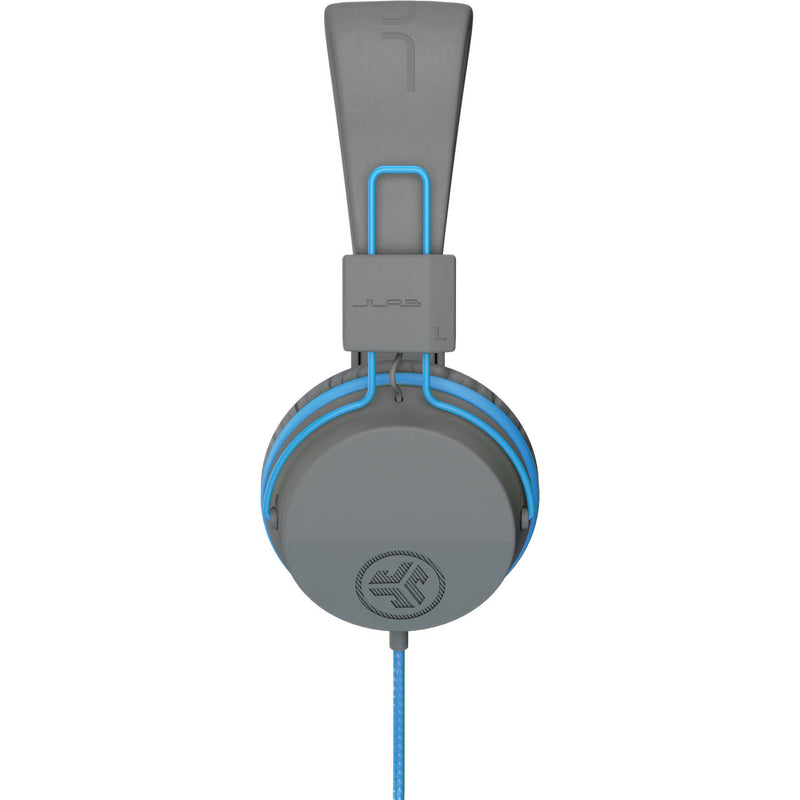 JLab JBuddies Studio On-Ear Kids Headphones (Gray and Blue)