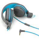 JLab JBuddies Studio On-Ear Kids Headphones (Gray and Blue)