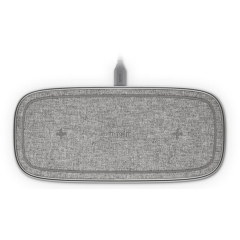Moshi Sette Q 15W Dual Wireless Charging Pad (Nordic Gray)