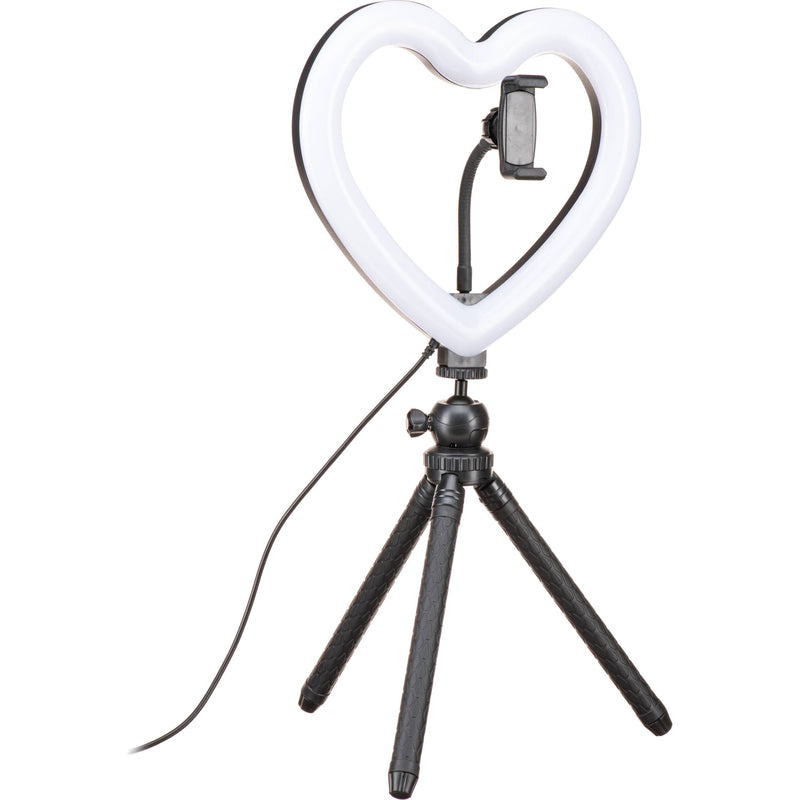 Sunpak Rainbow Heart-Shaped Vlogging Kit (10")