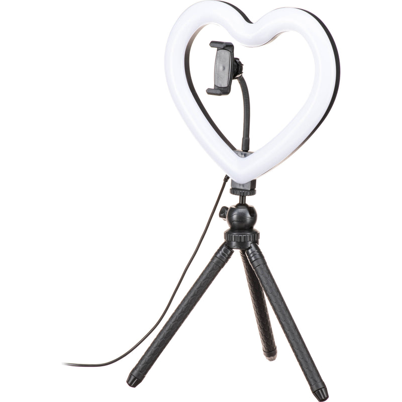Sunpak Rainbow Heart-Shaped Vlogging Kit (10")