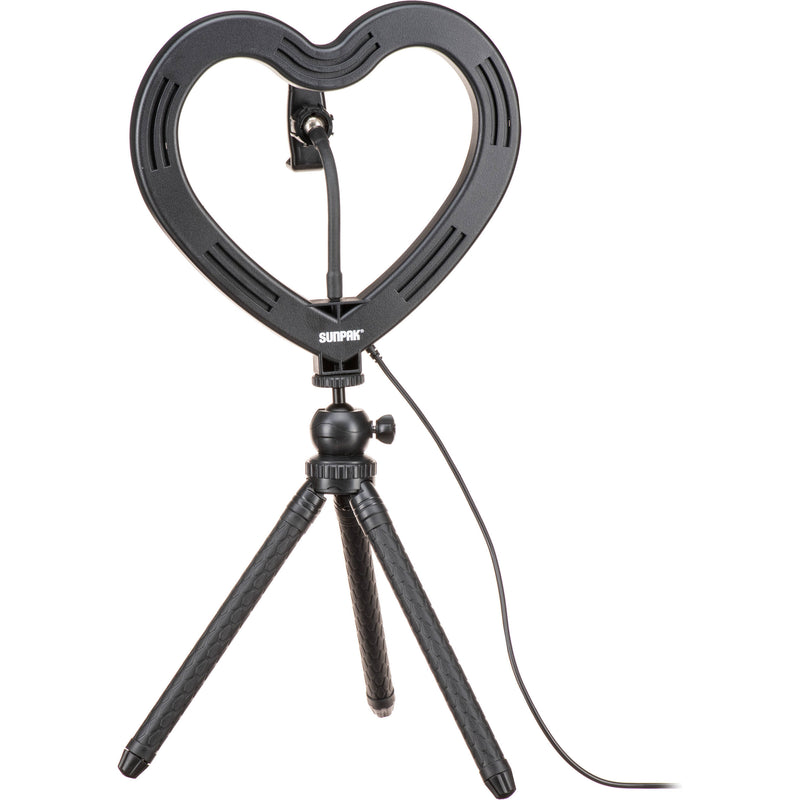 Sunpak Rainbow Heart-Shaped Vlogging Kit (10")