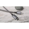 Moshi Integra USB-C Charge/Sync Cable with Lightning Connector (4', Titanium Gray)