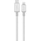 Moshi Integra USB-C Charge/Sync Cable with Lightning Connector (4', Jet Silver)