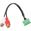 AVPro Edge Euroblock 5-Pin to 2-Channel RCA Audio Extraction Cable