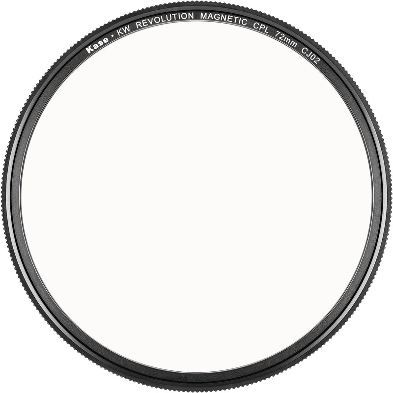 Kase KW Revolution Magnetic CPL Filter (Silver Ring, 72mm)