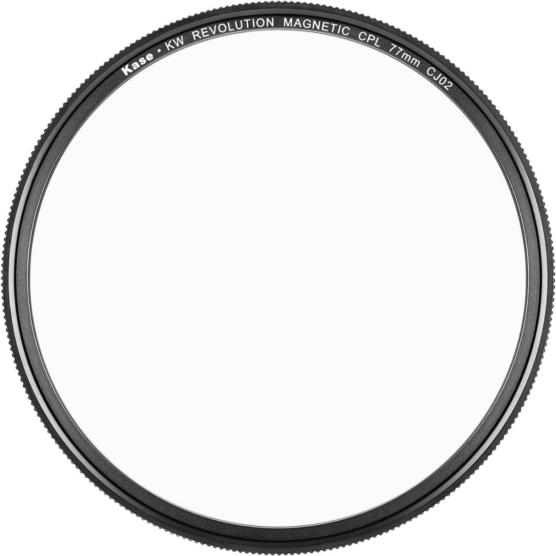 Kase KW Revolution Magnetic CPL Filter (Silver Ring, 77mm)