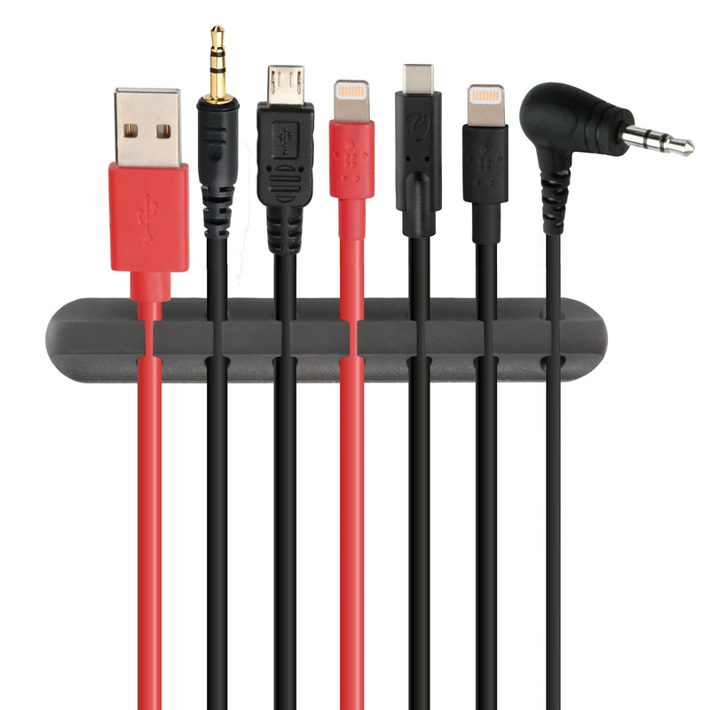Pearstone CG-753 Silicone Cable Organizers (Assorted Pack)