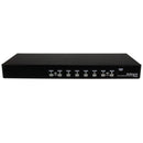 StarTech 8-Port 1U Rackmount USB PS/2 KVM Switch with OSD
