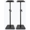 On-Stage Wood Studio Monitor Stands (Black, Pair)