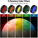 Neewer 1.25" Telescope Eyepiece Filter Set (10-Pieces)
