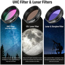 Neewer 1.25" Telescope Eyepiece Filter Set (10-Pieces)