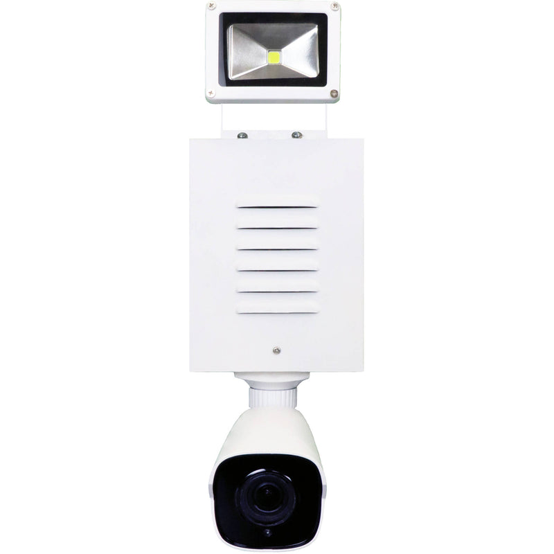 Speco Technologies DD2 Outdoor Digital Deterrent Alert Box with 4MP Network Bullet Camera, Floodlight & Siren