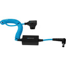 Kondor Blue D-Tap to 19.5V Regulated DC Coiled Cable for Sony FX9/FX6