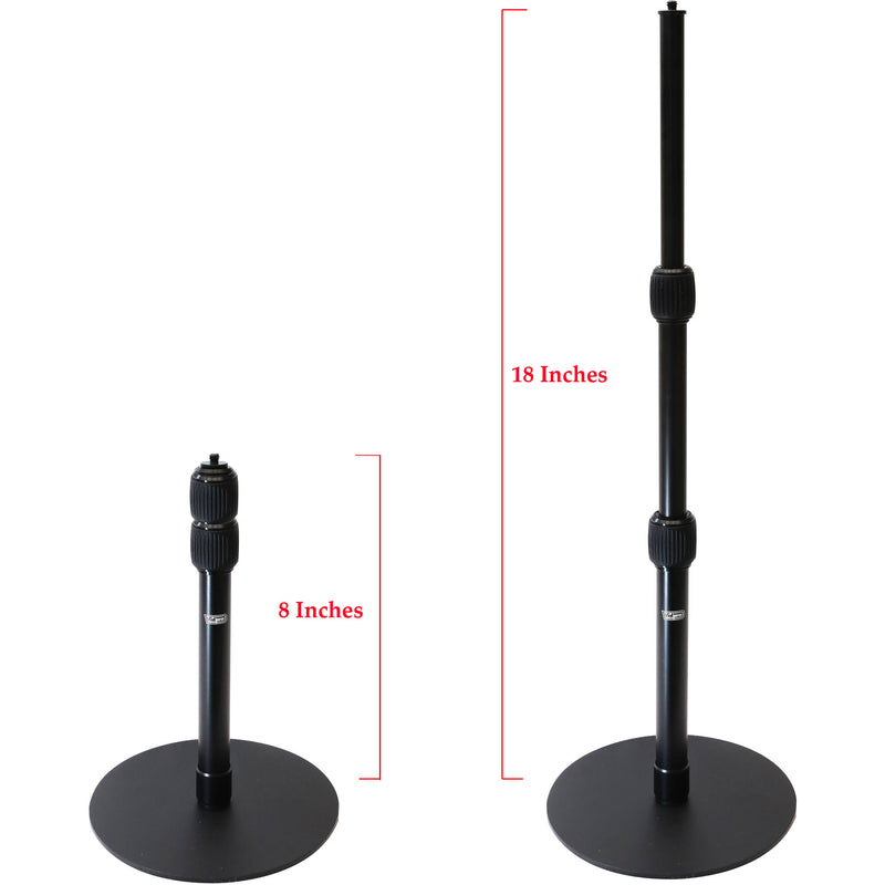 Vidpro ST-18 Height-Adjustable 18" Phone & Camera Desktop Stand