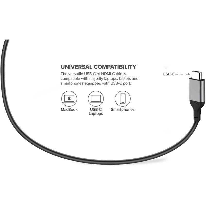 ALOGIC 6.6' USB-C to HDMI Cable (Space Gray)