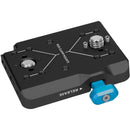 Kondor Blue Mini V-Mount Battery Plate (Raven Black)