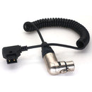 DigitalFoto Solution Limited Coiled D-Tap to Neutrik XLR 3-Female Power Cable for SmallHD Cine 24 Monitor (13 to 19")