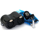 DigitalFoto Solution Limited 00B 5-Pin LEMO to Dual 3-Pin XLR Female Adapter with Audio Cable