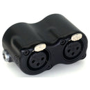 DigitalFoto Solution Limited 00B 5-Pin LEMO to Dual 3-Pin XLR Female Adapter with Audio Cable