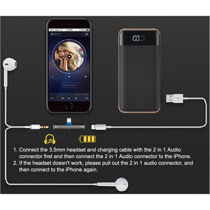 I/OMagic 3.5mm Audio and Power Charging Splitter for iPhone