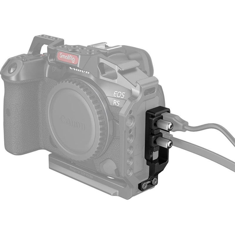 SmallRig HDMI and USB-C Cable Clamp for Canon EOS R5 C/R5/R6/R6 Mark II Cage