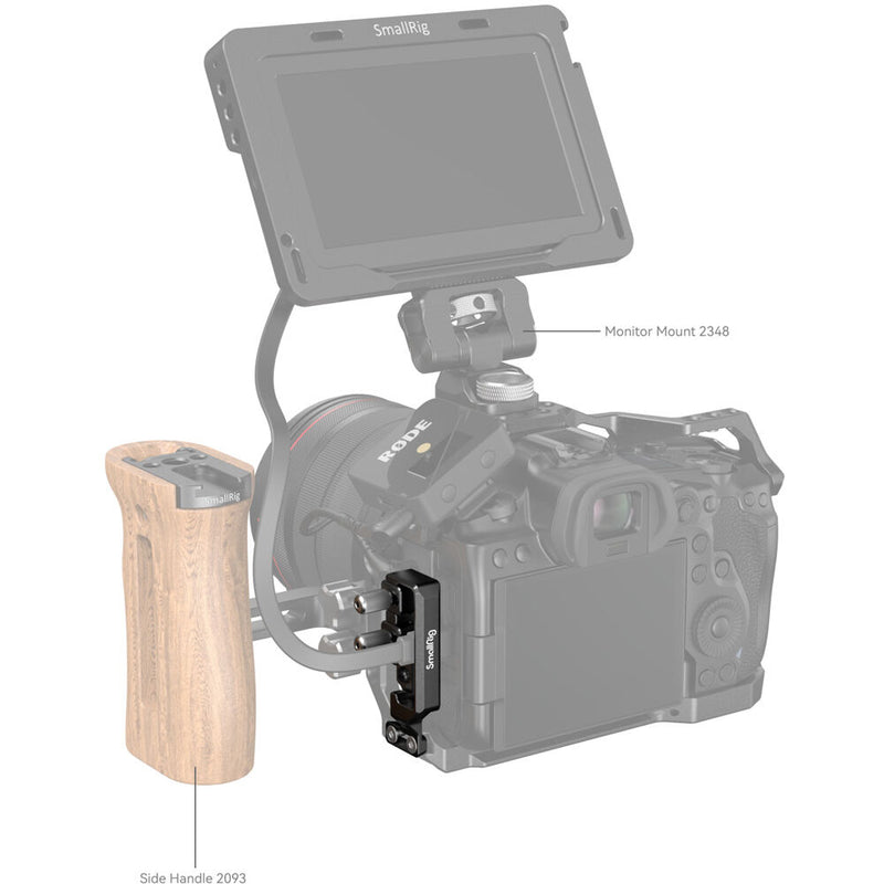 SmallRig HDMI and USB-C Cable Clamp for Canon EOS R5 C/R5/R6/R6 Mark II Cage