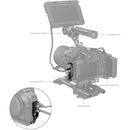 SmallRig HDMI and USB-C Cable Clamp for Canon EOS R5 C/R5/R6/R6 Mark II Cage