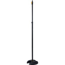 HERCULES Stands MS201BPLUS H-Base Microphone Stand with EZ Grip Height Adjustment