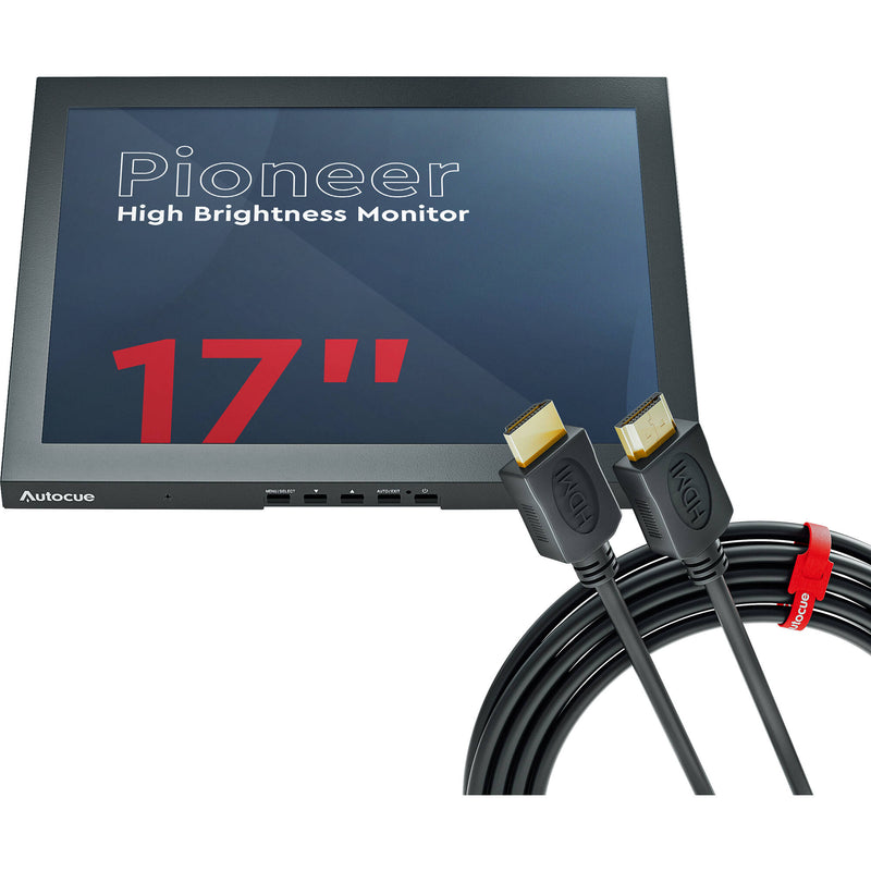 Autocue Pioneer 17" High-Bright Multi-Input Monitor