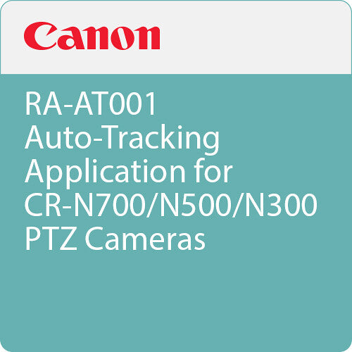 Canon RA-AT001 Auto-Tracking Application for CR-N700/N500/N300 PTZ Cameras