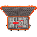 Nanuk 962 Wheeled Hard Case with Interior Dividers (Orange)