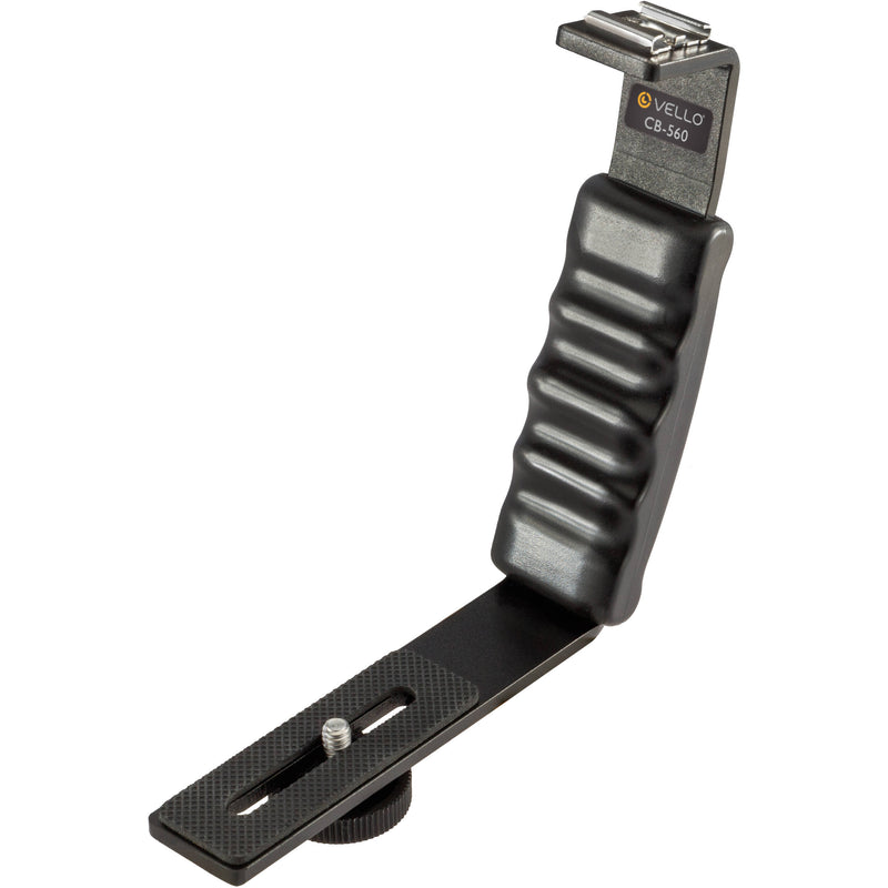 Vello Dual Cold Shoe Bracket with Grip